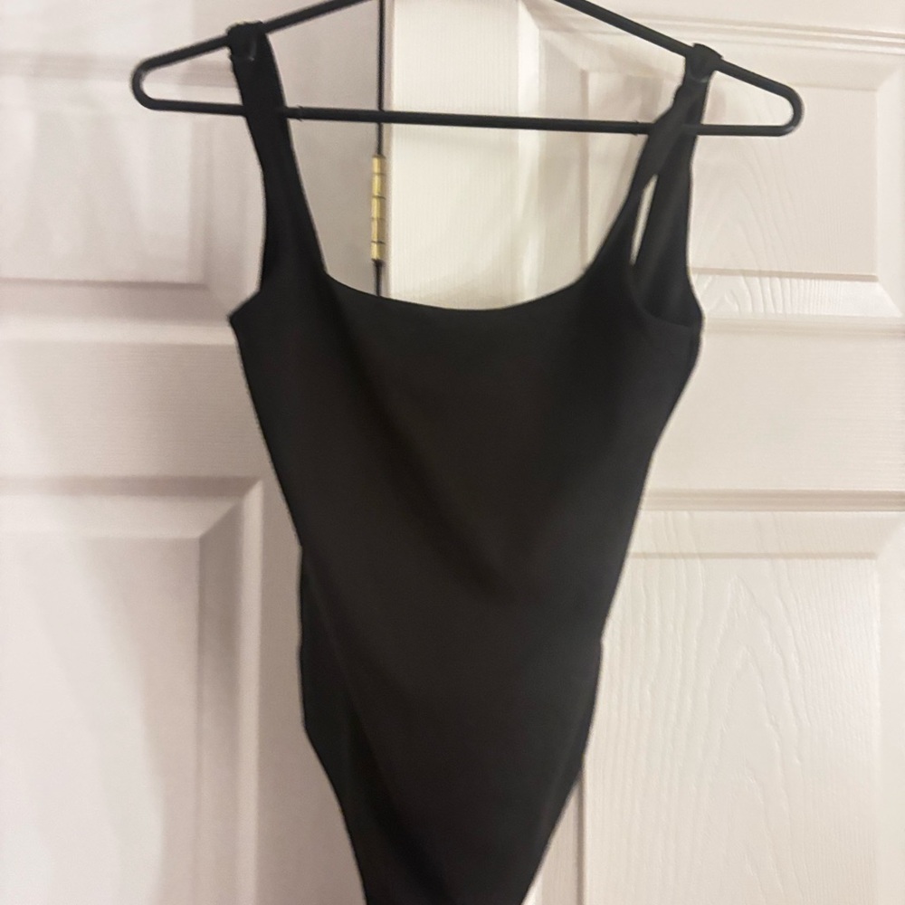 Black h&m low back bodysuit
